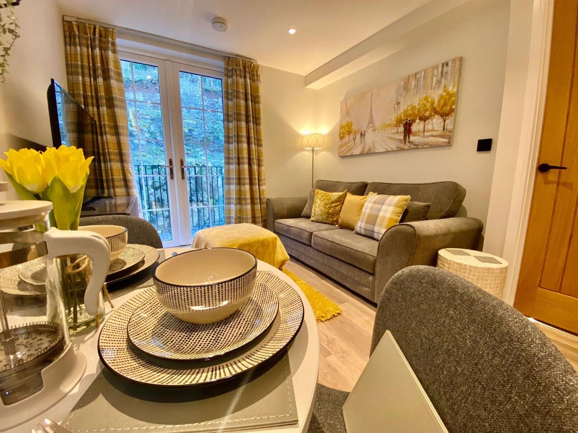 Luxury 1 Bedroom Apartment - Rock Mill 14 Stony Middleton Luaran gambar